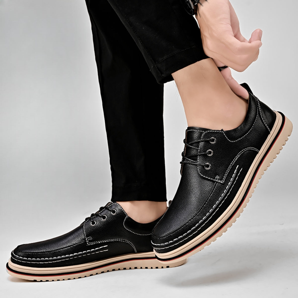 Bruno Leather Derby Shoes