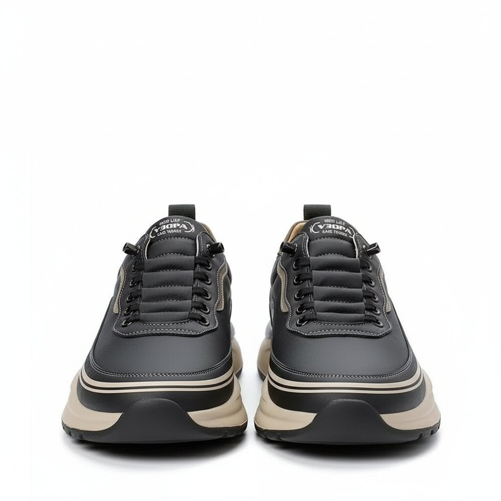 Mason Stripe Leather Sneakers