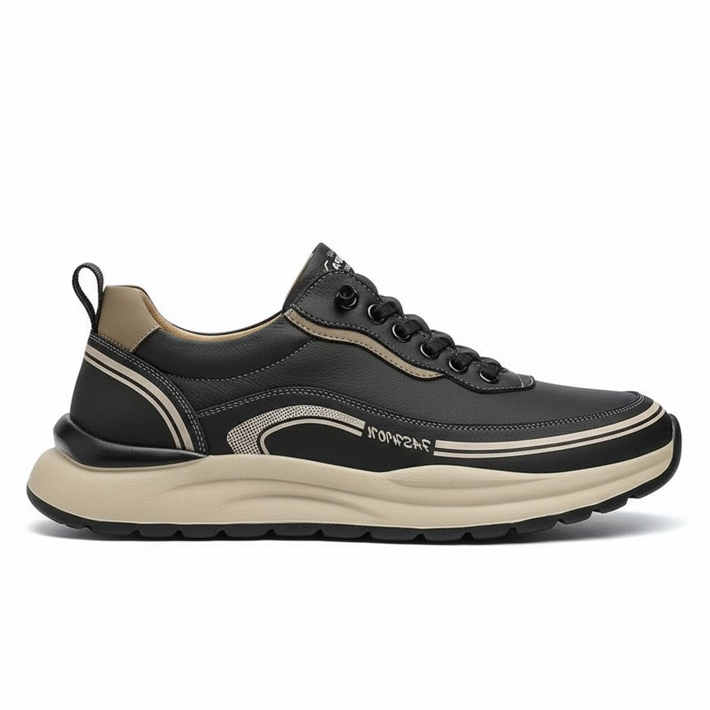 Mason Stripe Leather Sneakers