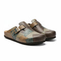 Sutton Patchwork Leather Clogs