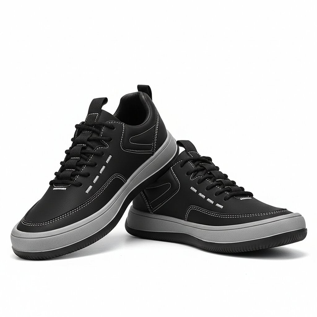 Russell Stitched Court Sneakers