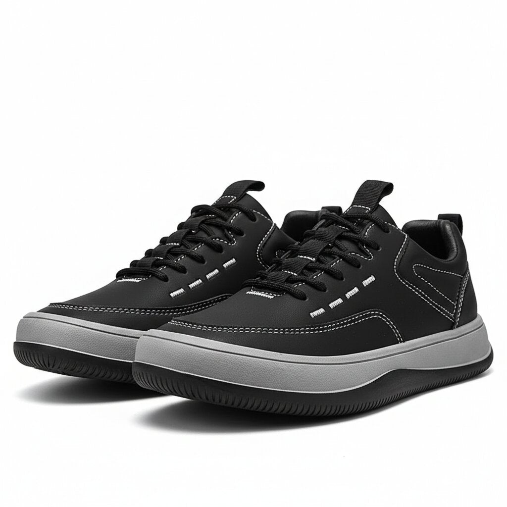 Russell Stitched Court Sneakers