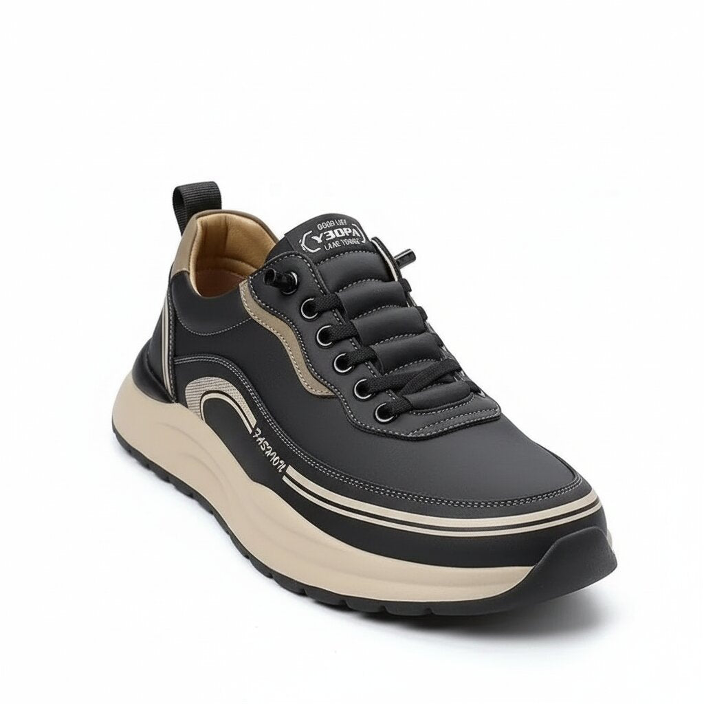 Mason Stripe Leather Sneakers