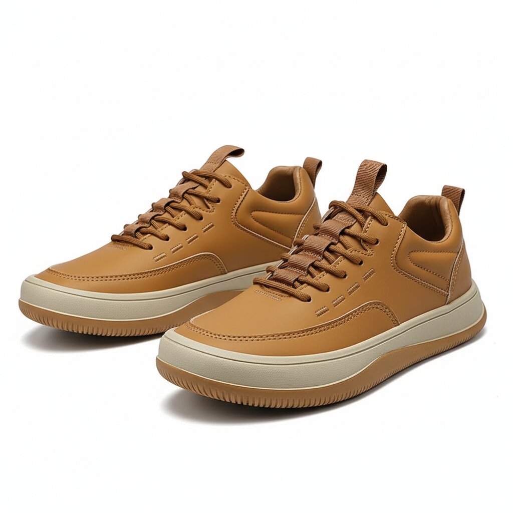 Russell Stitched Court Sneakers