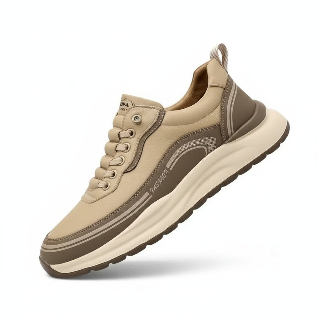 Mason Stripe Leather Sneakers