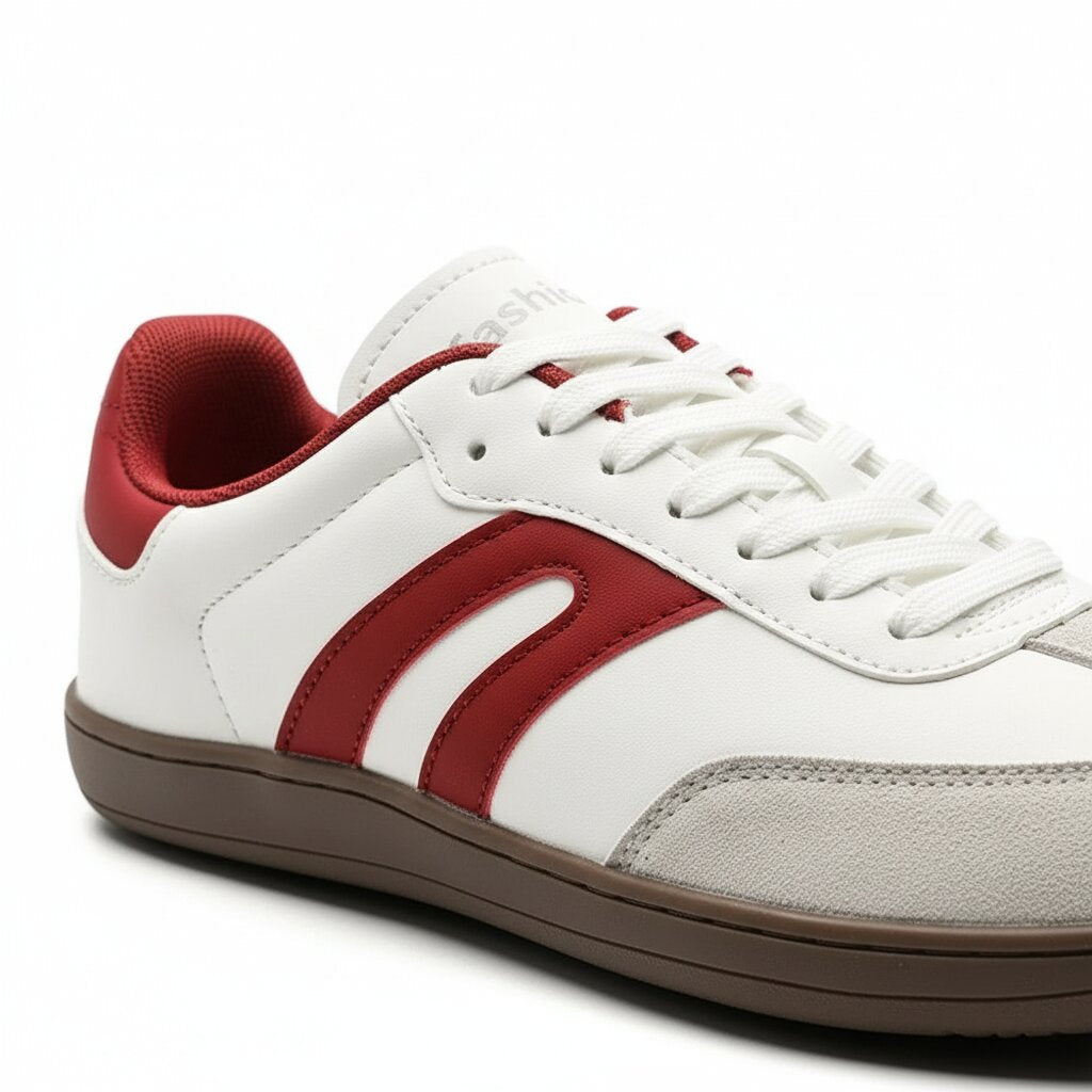 Mason Striped Leather Sneakers