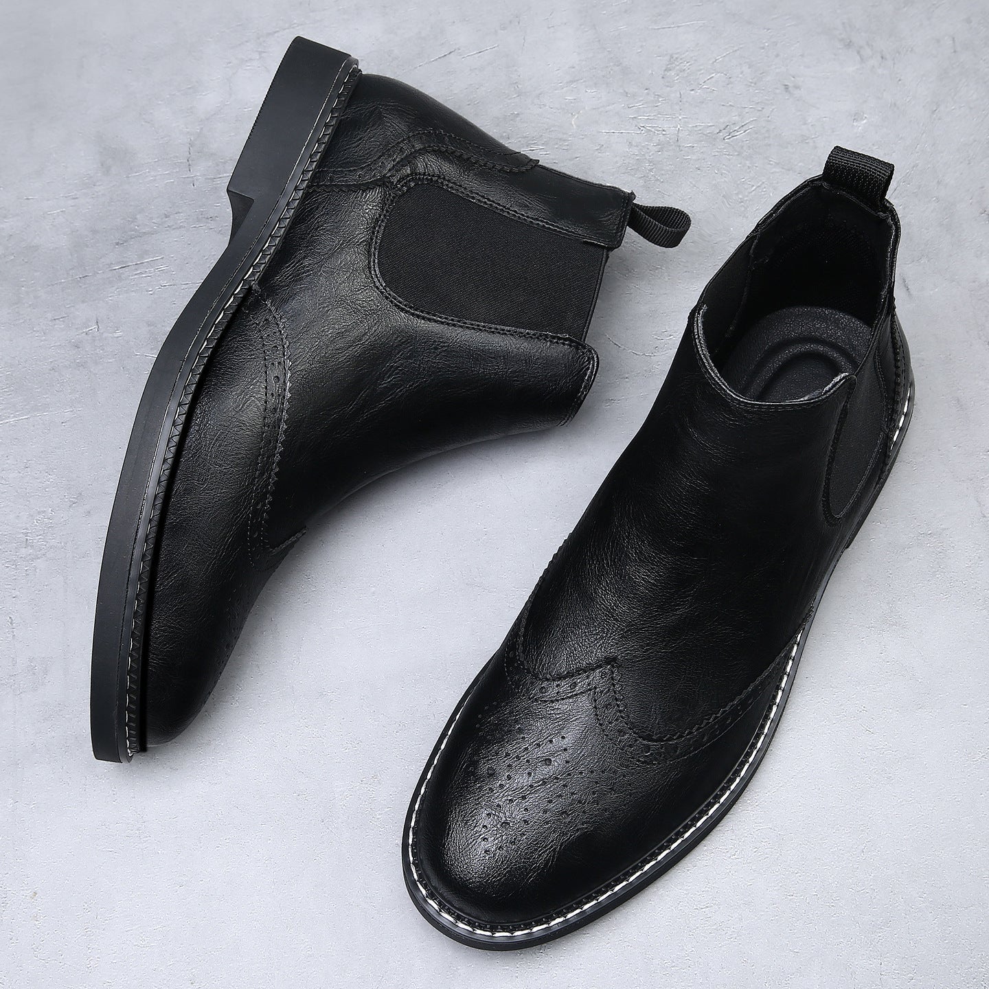 Russell Wingtip Chelsea Boots