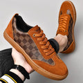 Suede Checkerboard Sneakers
