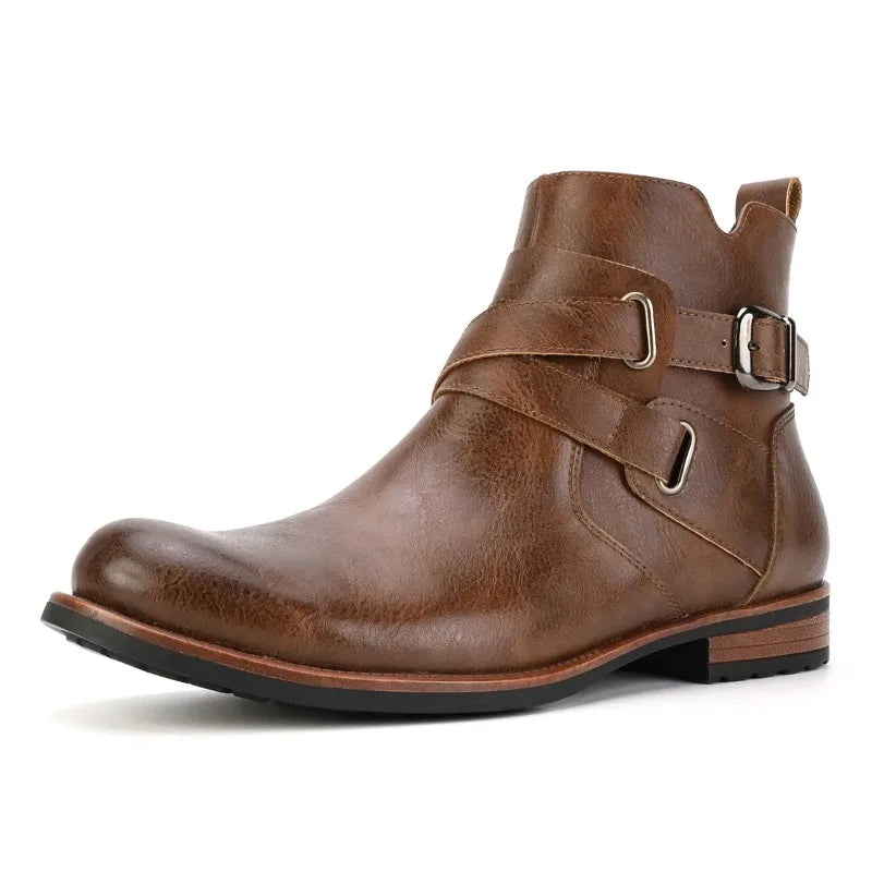 Parker Buckle Strap Boots
