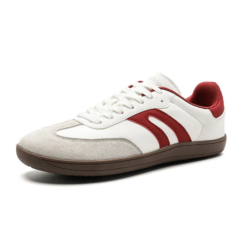 Mason Striped Leather Sneakers
