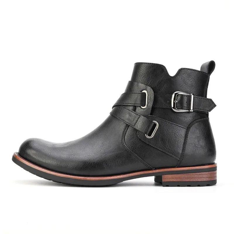 Parker Buckle Strap Boots