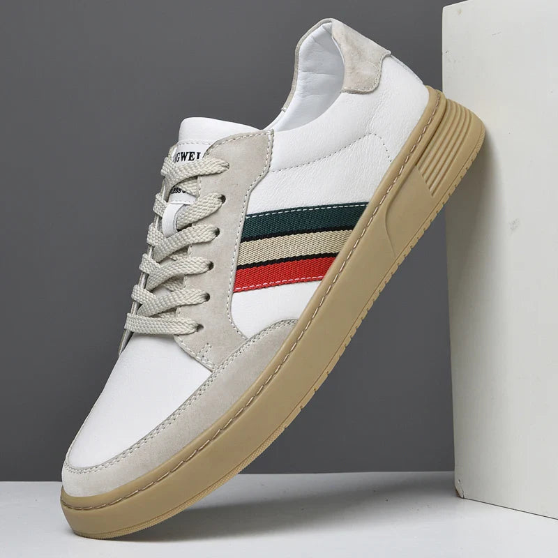 Fulton Stripe Leather Sneakers