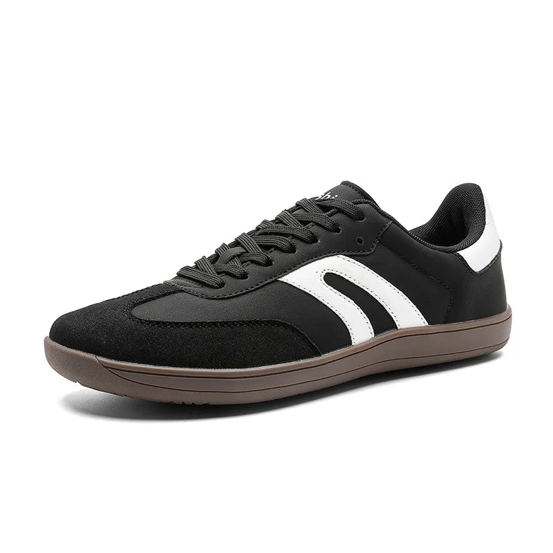 Mason Striped Leather Sneakers