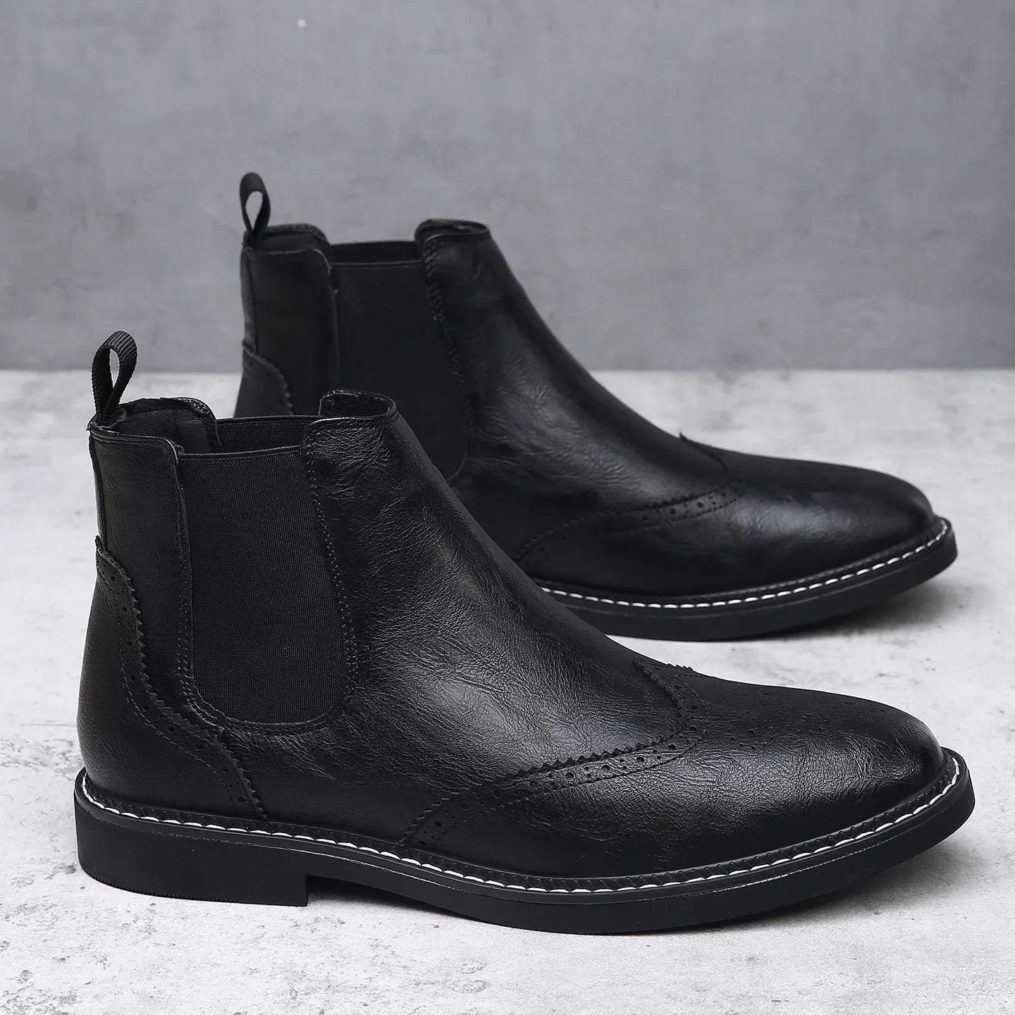 Russell Wingtip Chelsea Boots