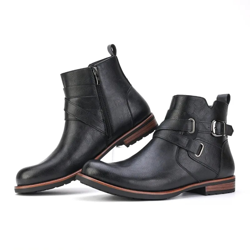 Parker Buckle Strap Boots