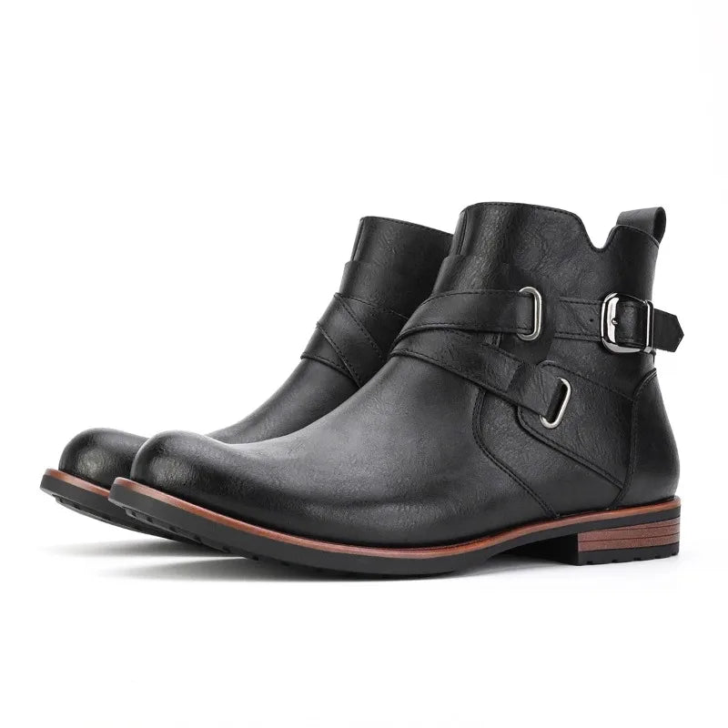 Parker Buckle Strap Boots