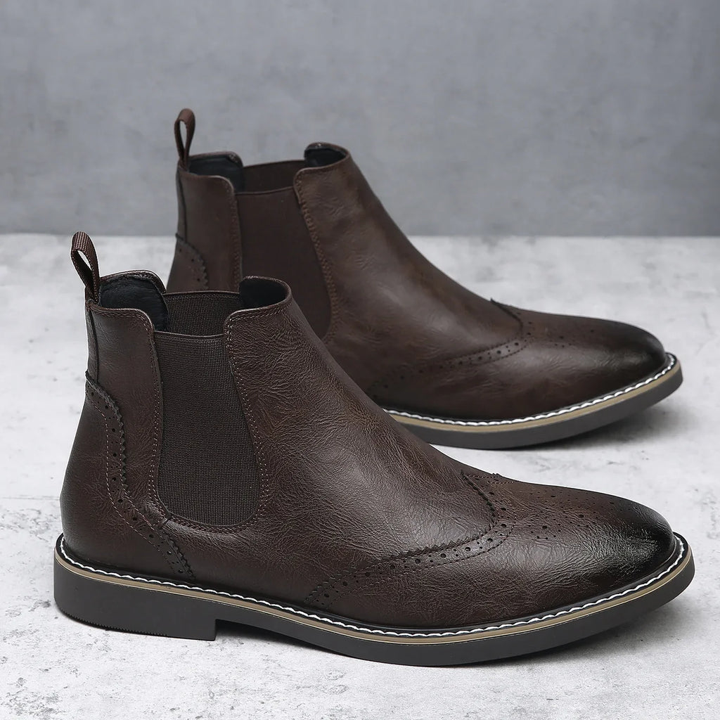 Russell Wingtip Chelsea Boots