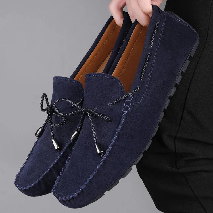 Hudson Suede Boat Loafers