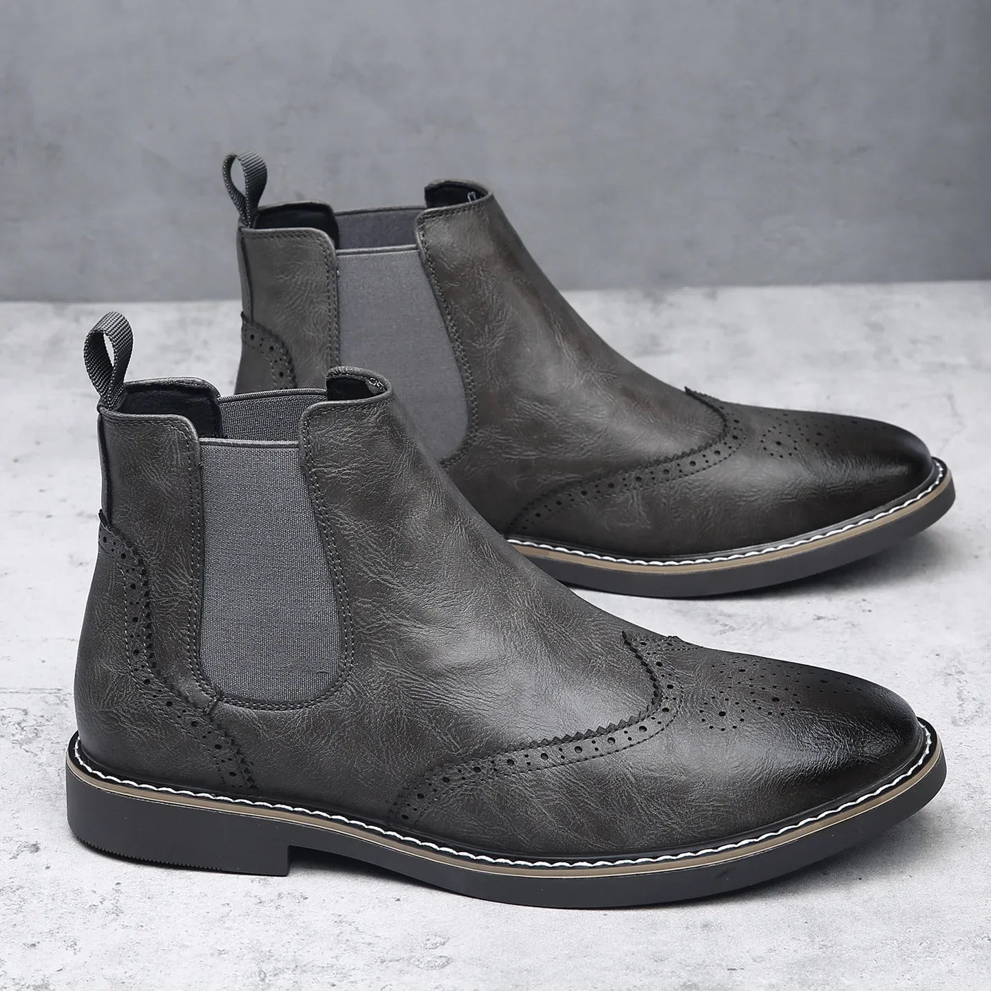 Russell Wingtip Chelsea Boots