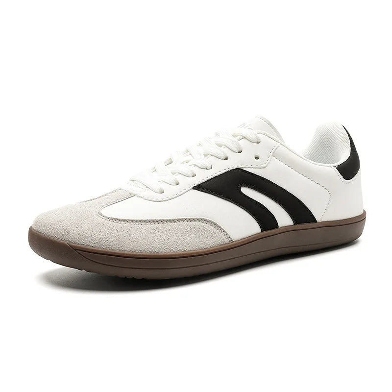 Mason Striped Leather Sneakers