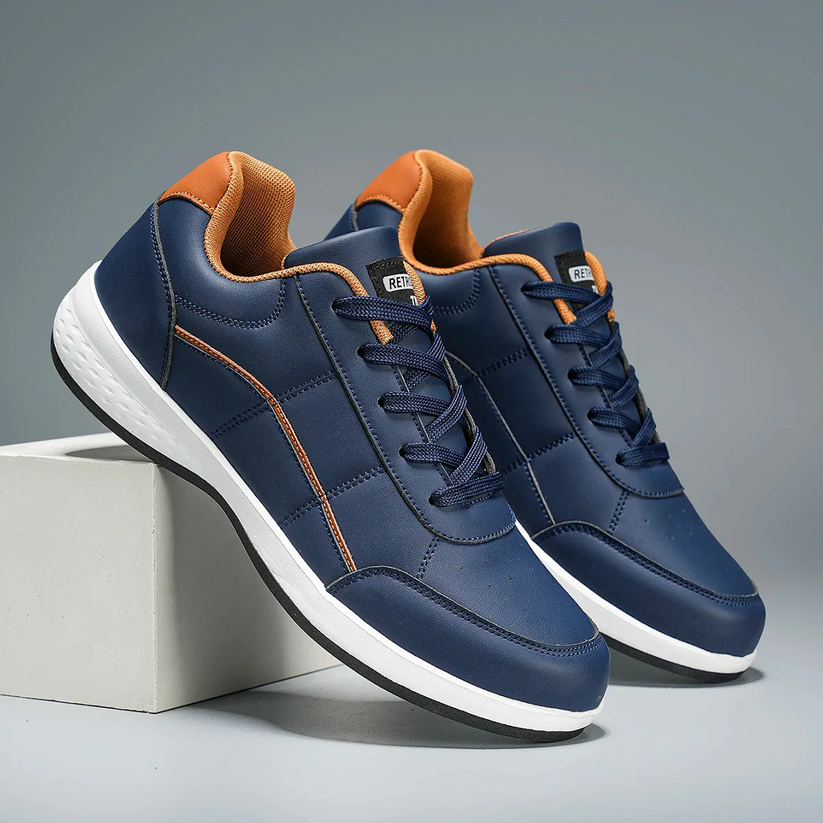Courtline Leather Sneakers